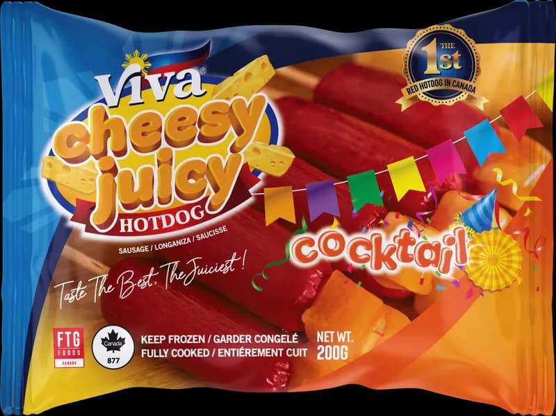 Cheesy Cocktail Hotdog